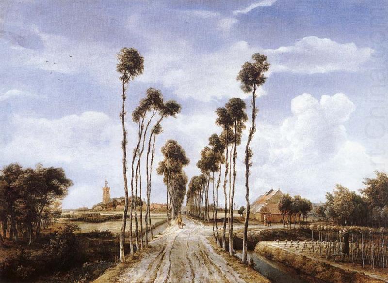 Meindert Hobbema The Alley at Middelharnis china oil painting image